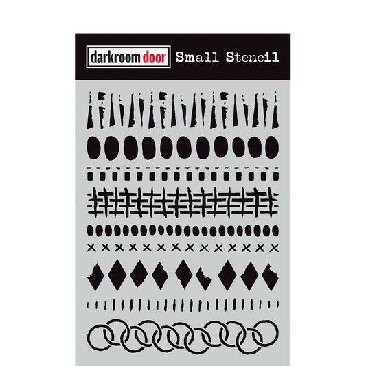 Stencil - Darkroom Door - Darkroom Door - Grunge Borders 