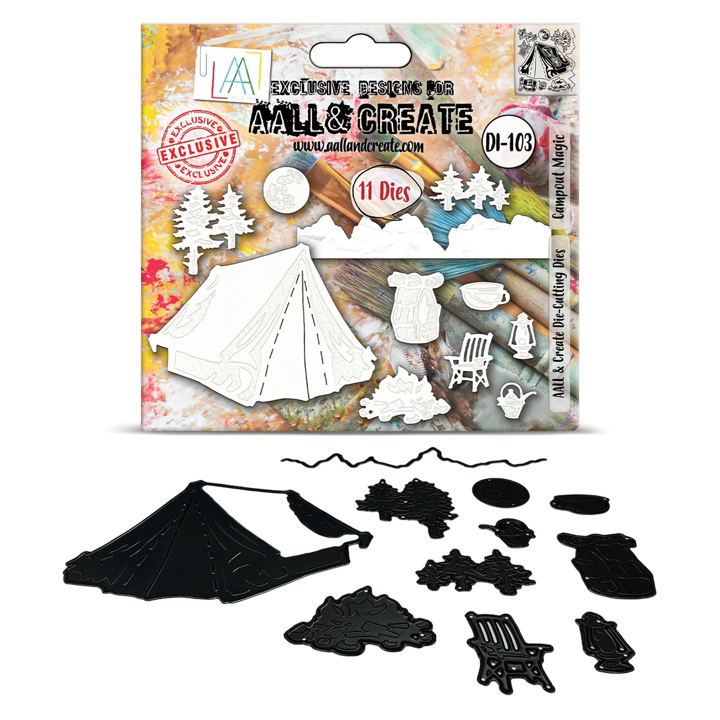 AALL & CREATE - Cutting Dies  - Campout Magic #103