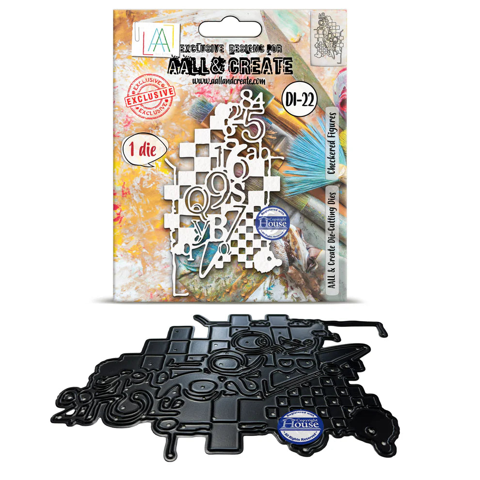 AALL & CREATE - Cutting Dies  - Checked Figures DI - 22