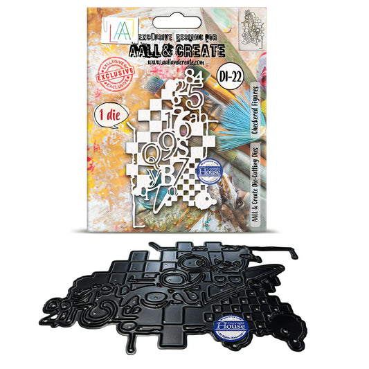 AALL & CREATE - Cutting Dies  - Checked Figures DI - 22
