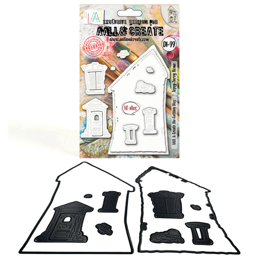 AALL & CREATE - Cutting Dies  - Topsy-Turvy Home #DI-99