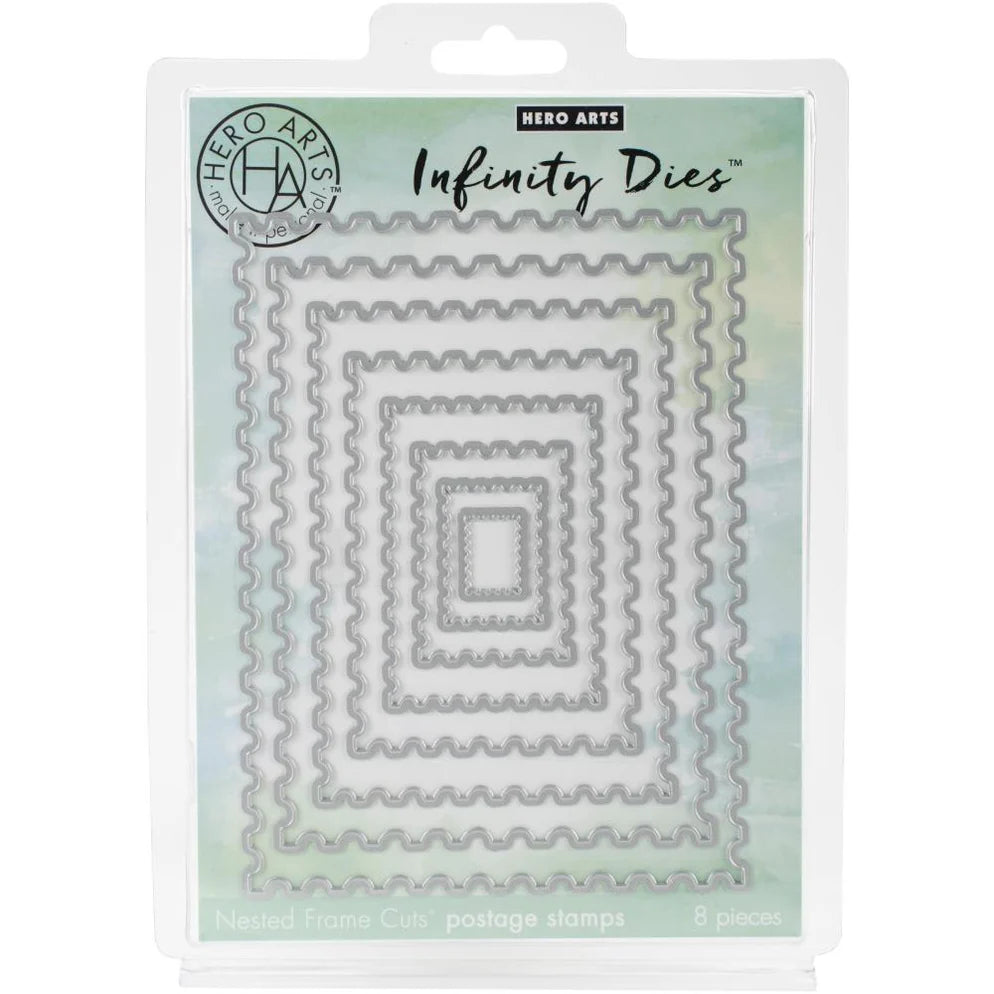 Hero Arts - Infinity Dies - Nesting Postage Stamps