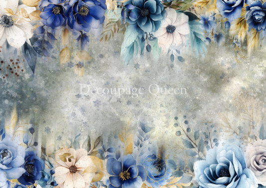 Decoupage Queen Rice Paper - A4 Sheet - Dainty And The Queen Winters Dream