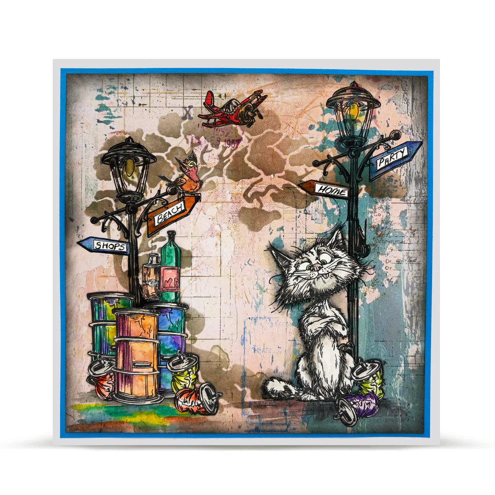 AALL & CREATE - A6 Stamps - Grumpy Traveler #1273