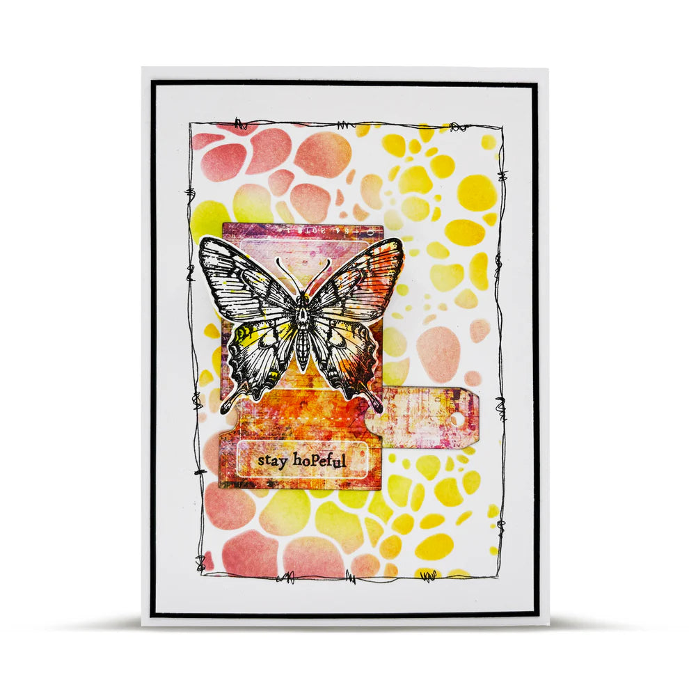 AALL & CREATE - 6X6  Stencil  - Rocky Dirt # PC - 247