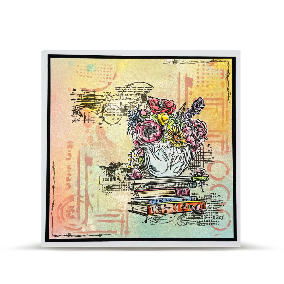 AALL & CREATE - 6X6  Stencil  - Astral Echoes #244