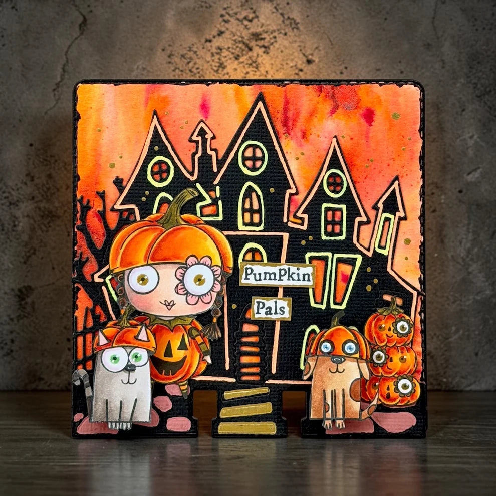 AALL & CREATE - A7 Stamps - Pumpkin Pals #1426