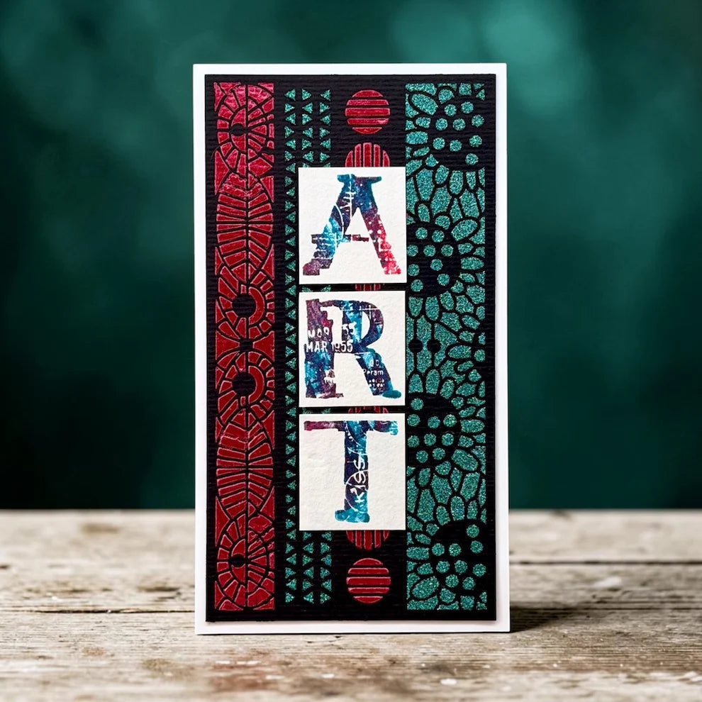 AALL & CREATE - A6 Stamps - Scribble Splash TP - 1332