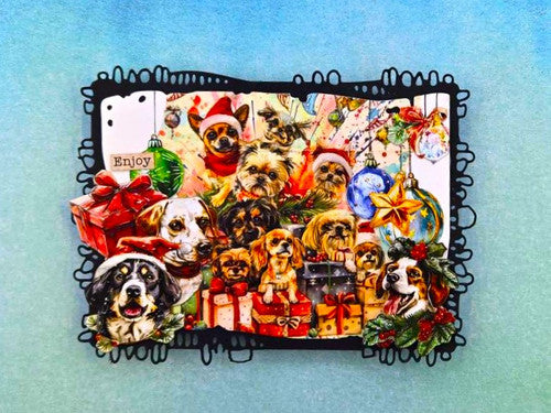 AALL & CREATE - Ephemera Die Cuts  - Santa's Pups #69