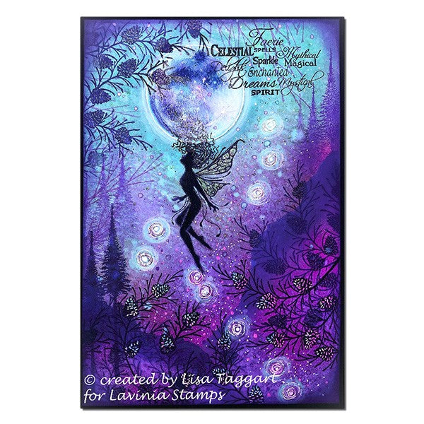 Lavinia Stamps -  Fir Cone Branch