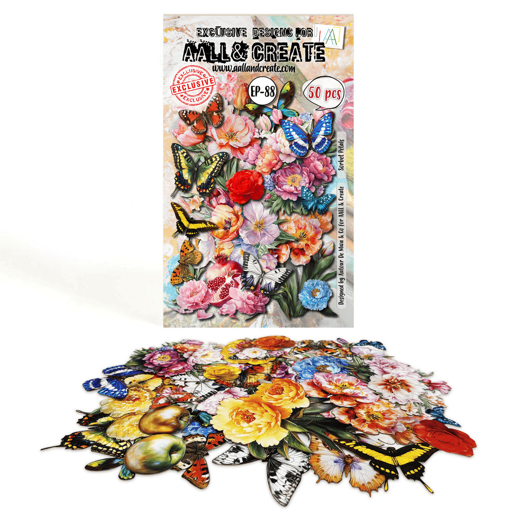 AALL & CREATE - Ephemera Die Cuts  - Sorbet Petals #EP-88
