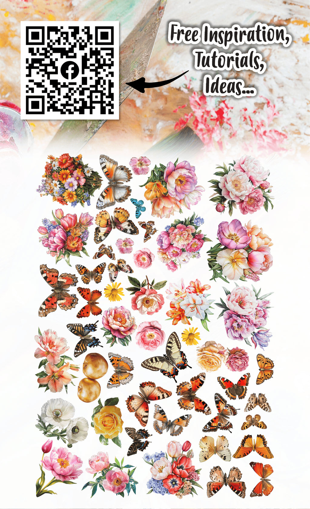 AALL & CREATE - Ephemera Die Cuts  - Sunblush Garden #EP-89