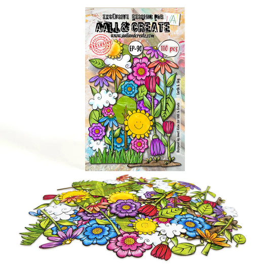 AALL & CREATE - Ephemera Die Cuts  - Earth & Sky #EP-90