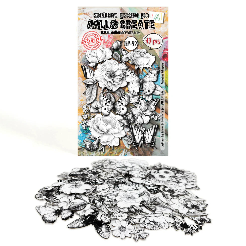 AALL & CREATE - Ephemera Die Cuts  - Anemone Whispers  #EP-92