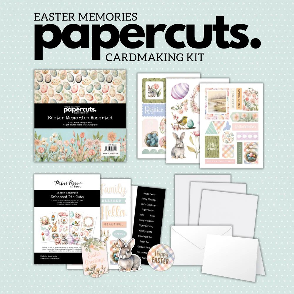 Paper Rose - Papercuts Card Making Kits - Easter Memories