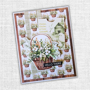 Paper Rose - Papercuts Card Making Kits - February 2025 Vintage Easter