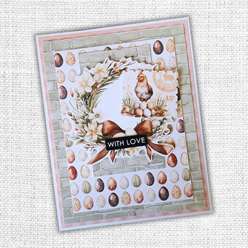 Paper Rose - Papercuts Card Making Kits - February 2025 Vintage Easter