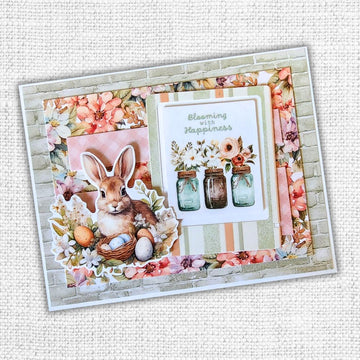 Paper Rose - Papercuts Card Making Kits - February 2025 Vintage Easter