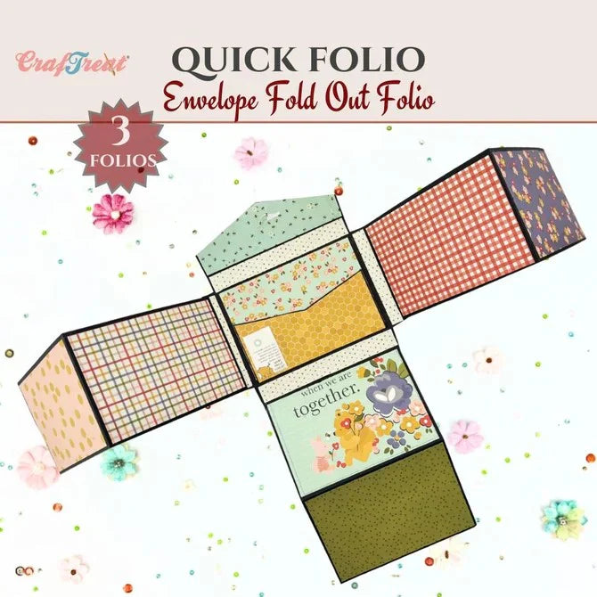 Craftreat - Quick Folio -  Envelope Fold Out Folio