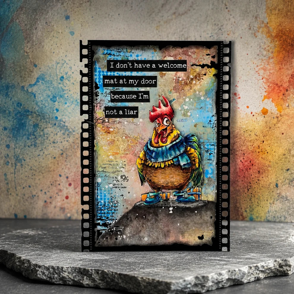 AALL & CREATE - A6 Stamps -Chickmas Chaos # 1494