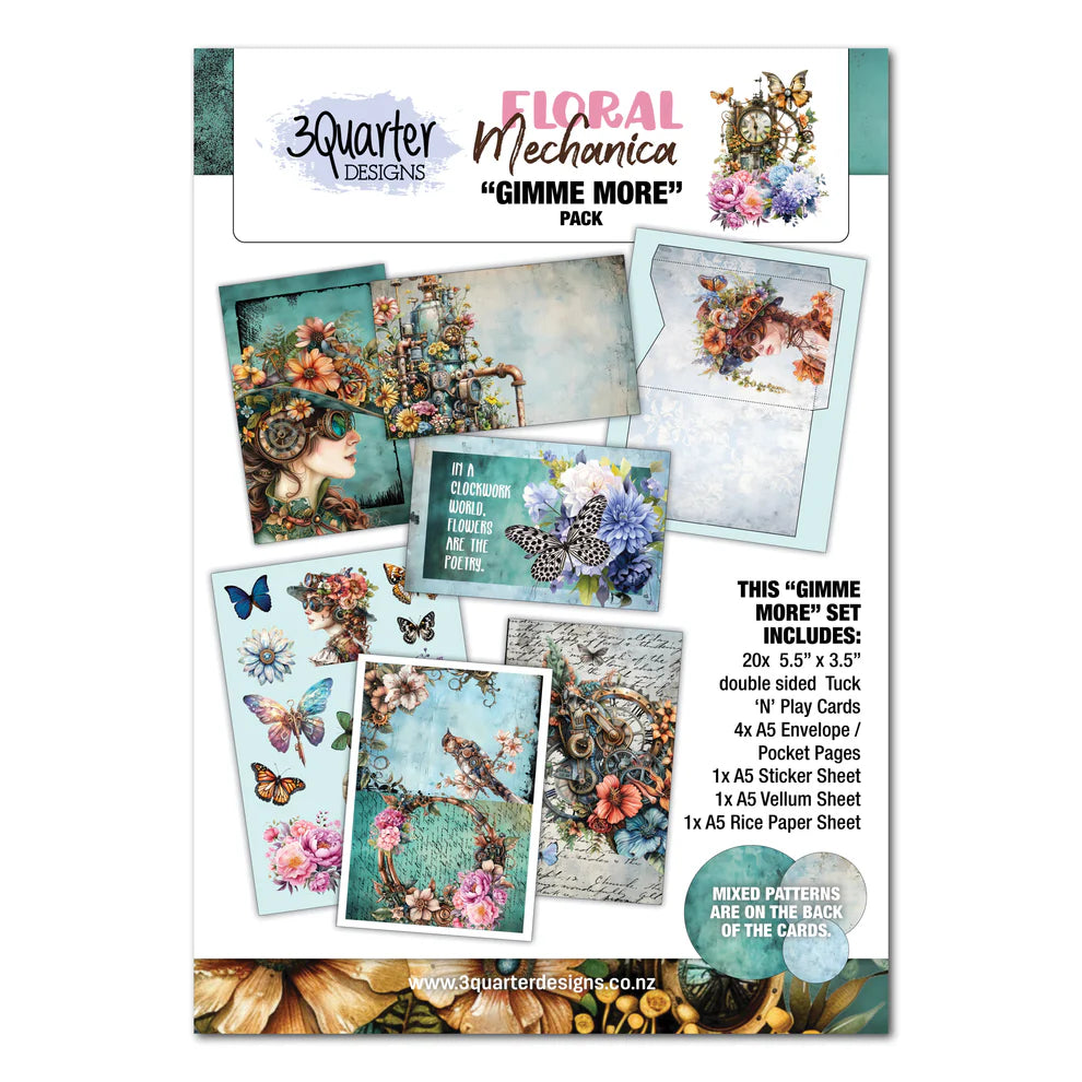 3 Quarter Designs - Floral Mechanical Gimme More Pack