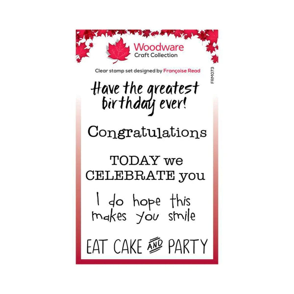 Woodware Craft Collection - Extra Birthdays