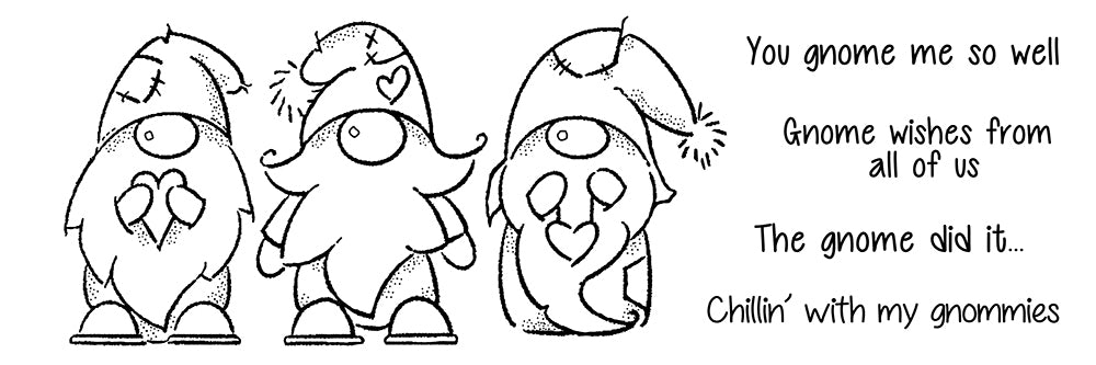 Woodware Craft Collection - Three Gnomes