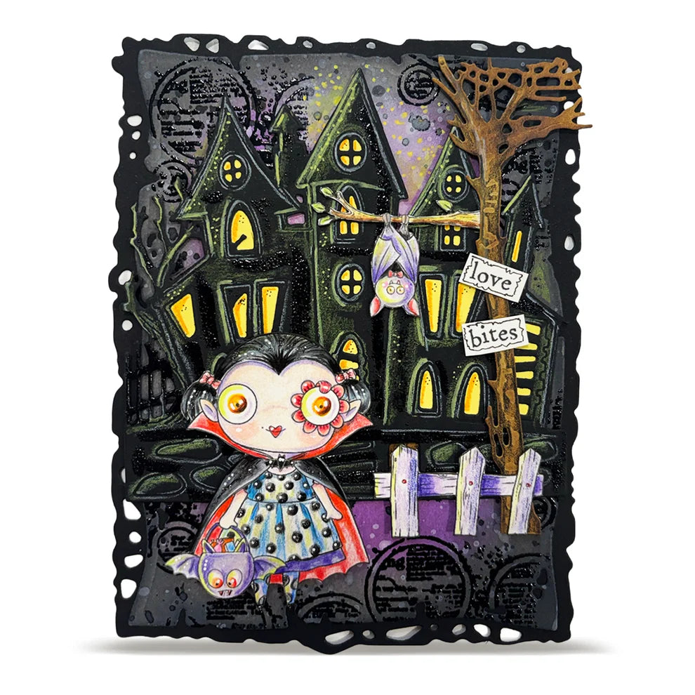 AALL & CREATE - A7 Stamps - Almost Scary #1416