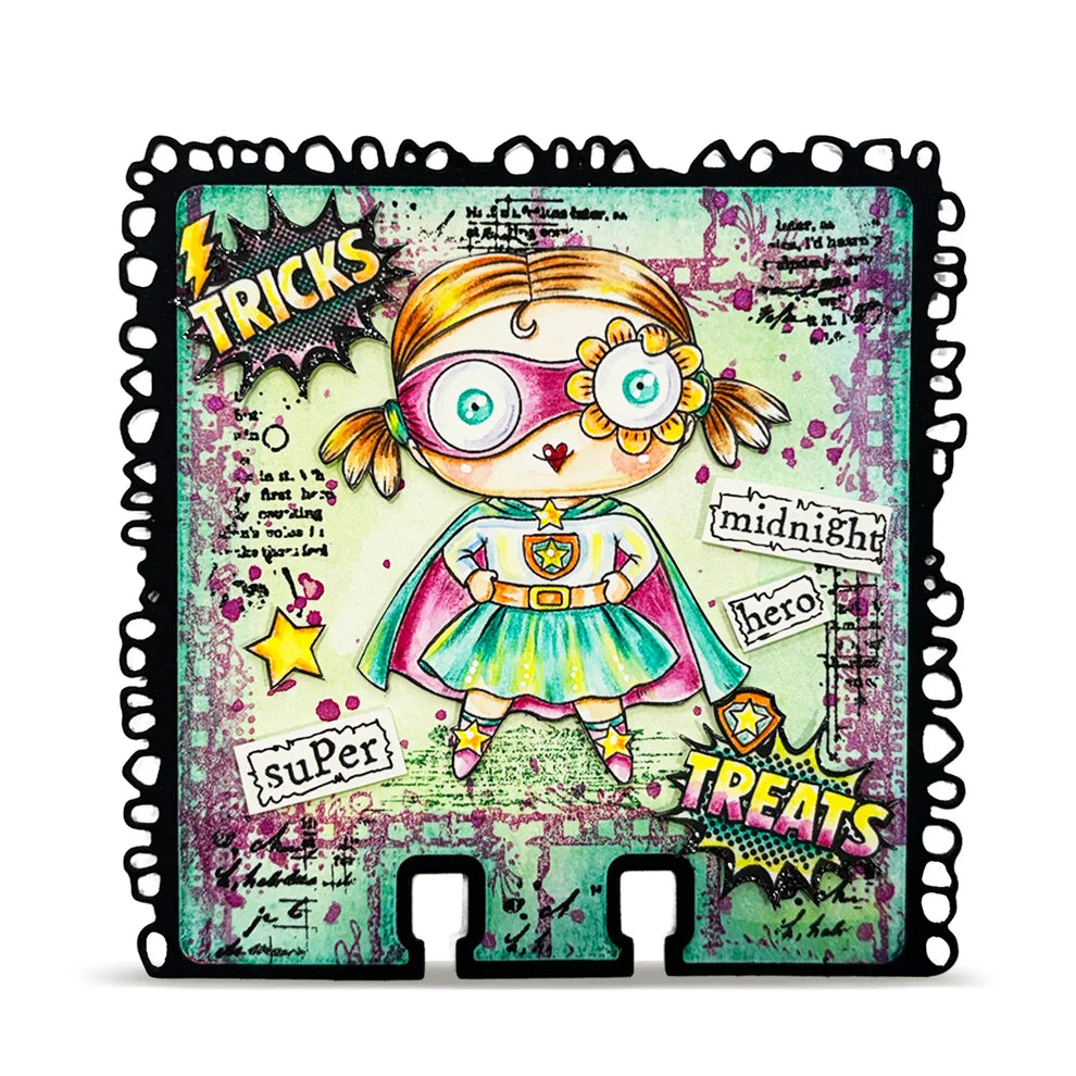 AALL & CREATE - A7 Stamps - Midnight Hero #1427