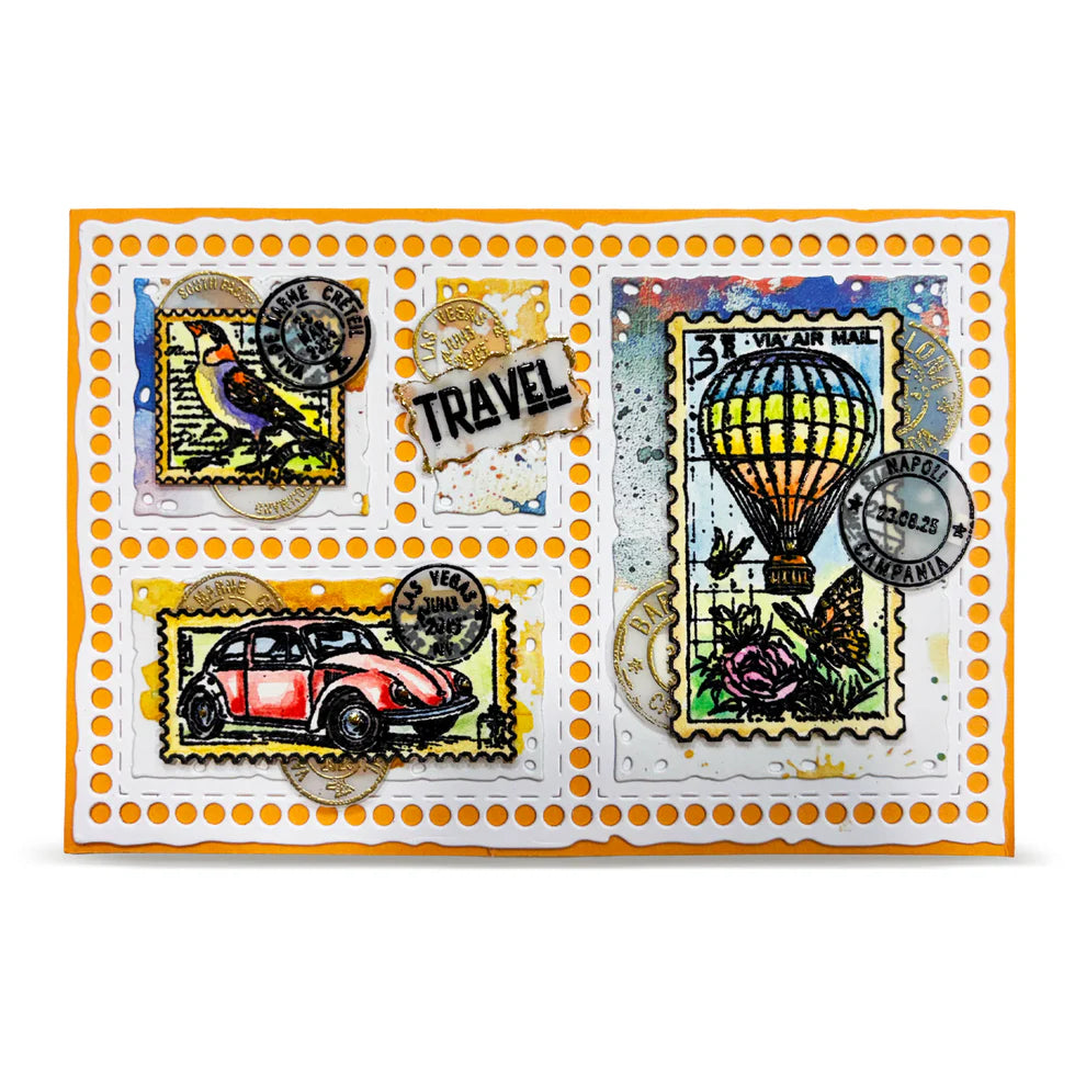 AALL & CREATE - A6 Stamps -Miniature Postage Stamp -#1443