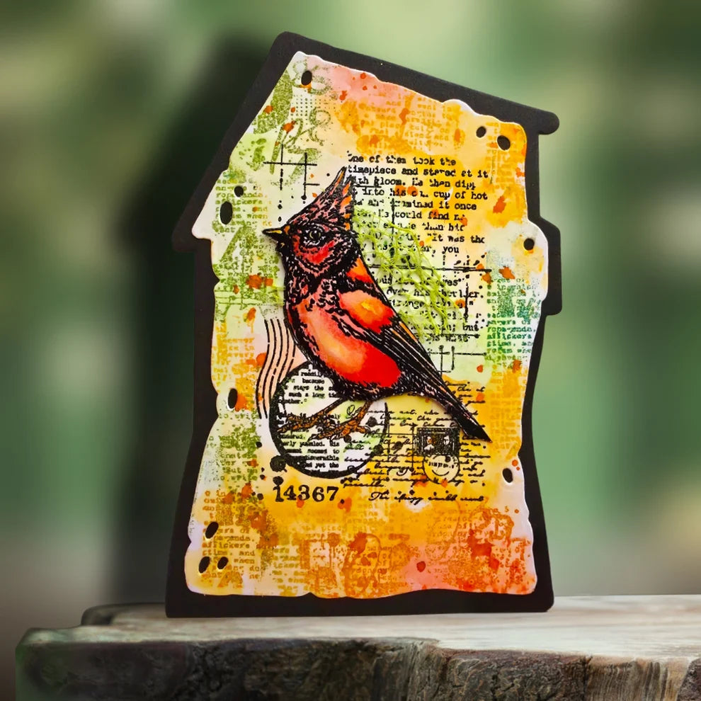 AALL & CREATE - A7 Stamps - Cardinal Stare  #1352
