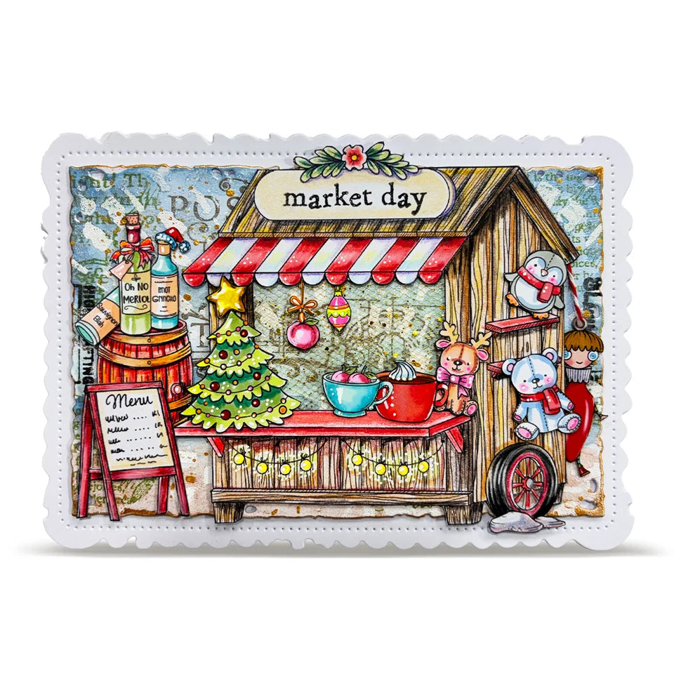 AALL & Create - Ephemera Die Cuts - Tinsel And Tidings # EP-95