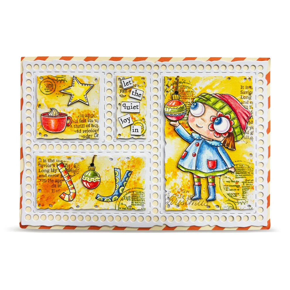 AALL & CREATE - A7 Stamps - Let Joy In  #1389