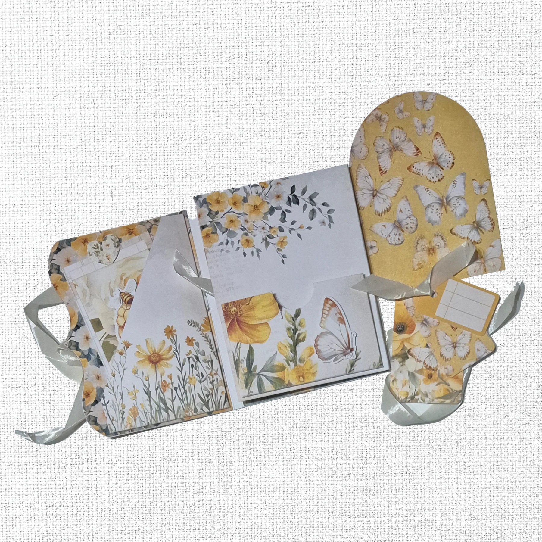 Paper Rose - Mini Junk Journal Folio Kit - Bees & Butterflies