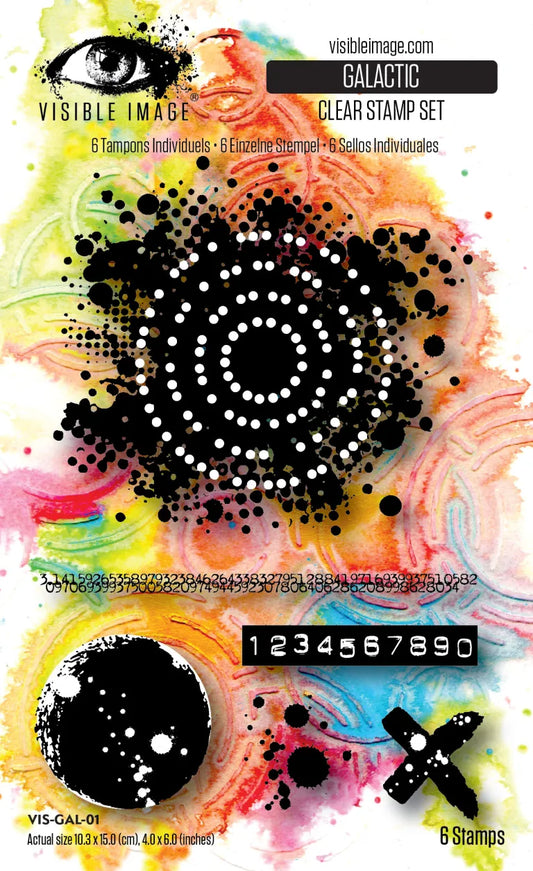Visible Image clear stamps - Galactic