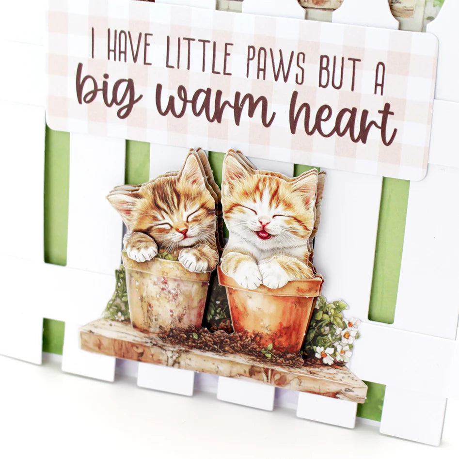 Katy Sue - Die Cut Topper & Decoupage Collection - Crafty Kittens