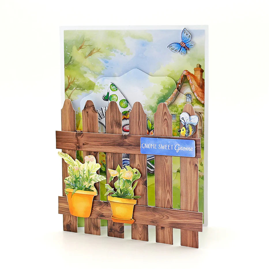 Katy Sue - Garden Gnomes Scene Stash - 24 sheets