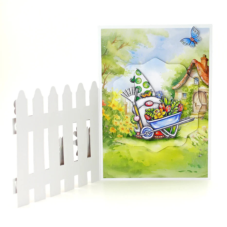 Katy Sue - Garden Gnomes Scene Stash - 24 sheets