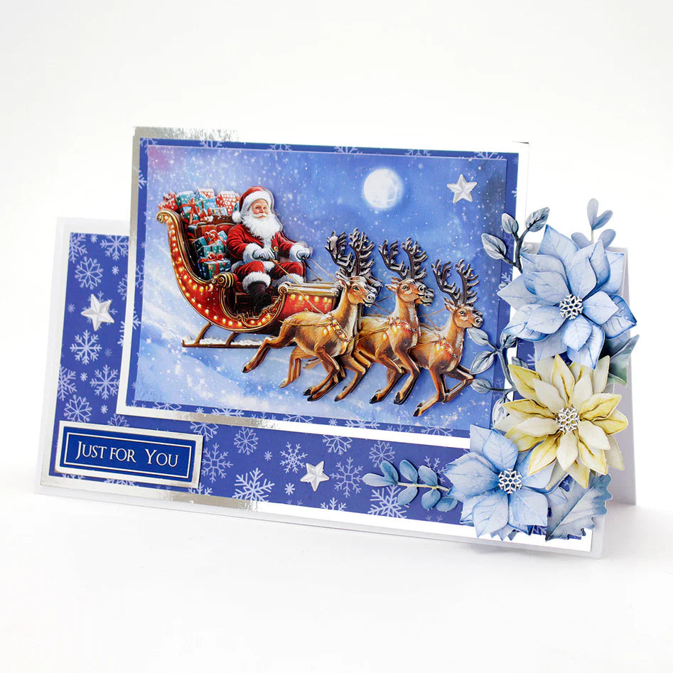 Katy Sue - Die Cut 3D decoupage - Santa In The Sky