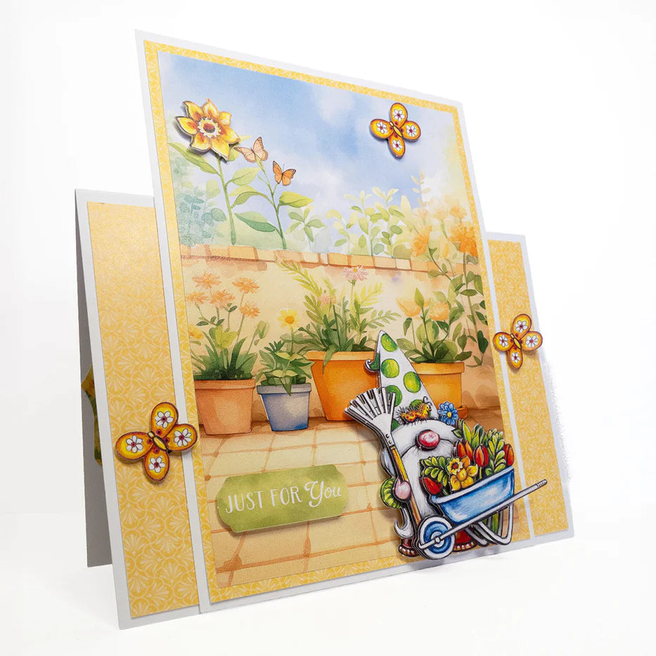Katy Sue - Garden Gnomes Scene Stash - 24 sheets