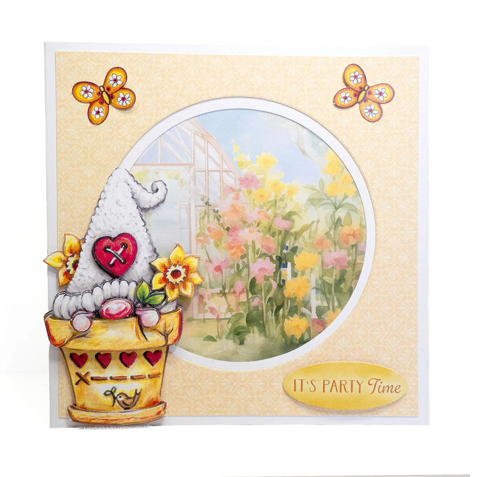 Katy Sue - Garden Gnomes Scene Stash - 24 sheets