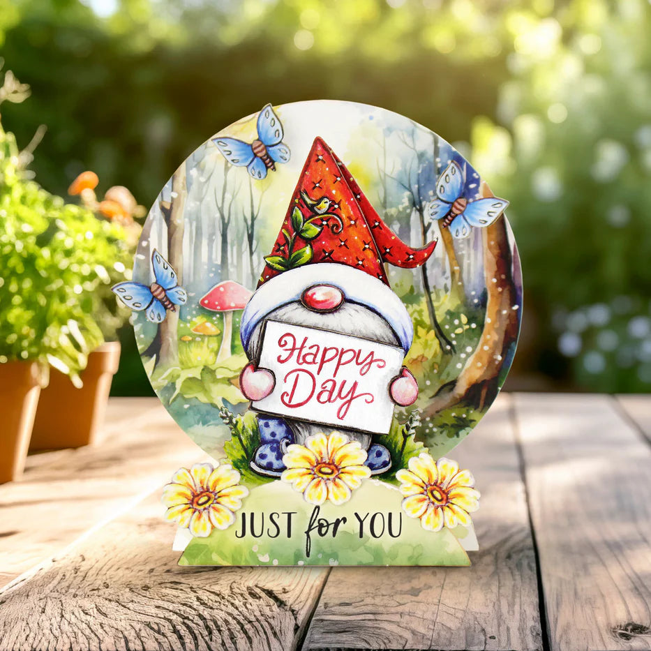 Katy Sue - Garden Gnomes -  Pop Up Card Making Kit