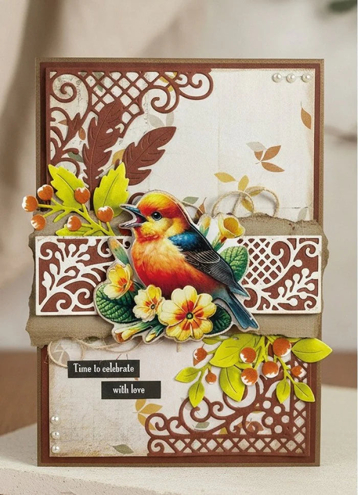 3D Push Out - Whispers Of Nature Berrie's Beauties - Yellow