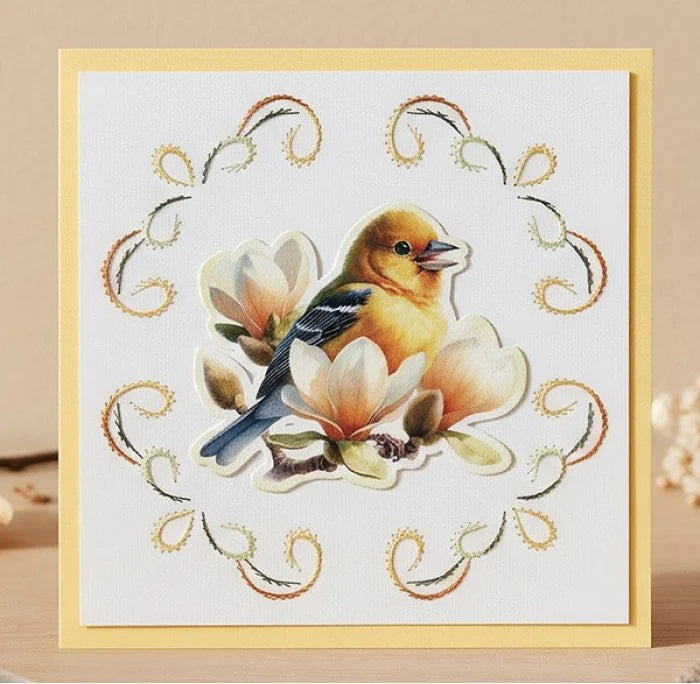 3D Push Out - Whispers Of Nature Berrie's Beauties - Yellow