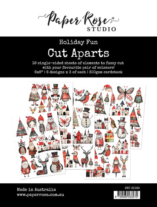 Paper Rose Cut Aparts - Holiday Fun