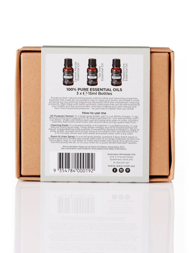 AWO Essential Oil - HOME CLEANSE Gift Pack