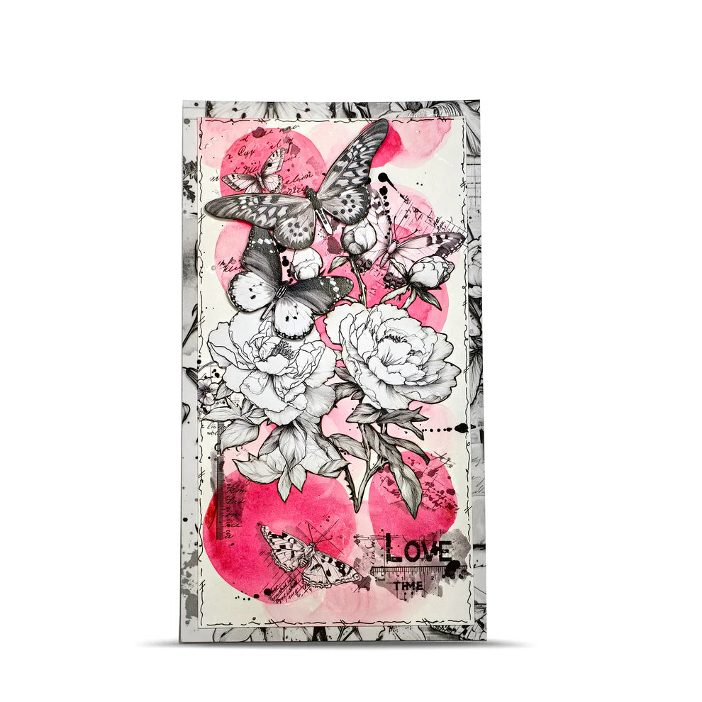 AALL & Create Rub-on - Sheets Lyrical Traces RO-18