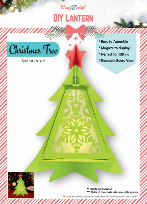 Craftreat - DIY Paper Lanterns - Christmas Tree