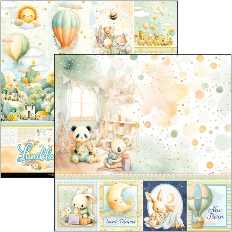 Ciao Bella - Lunibloom Paper Pad 12″x12″ 12/Pkg