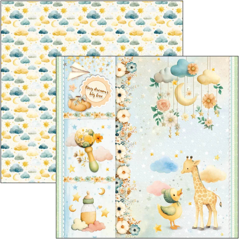 Ciao Bella - Lunibloom Paper Pad 12″x12″ 12/Pkg